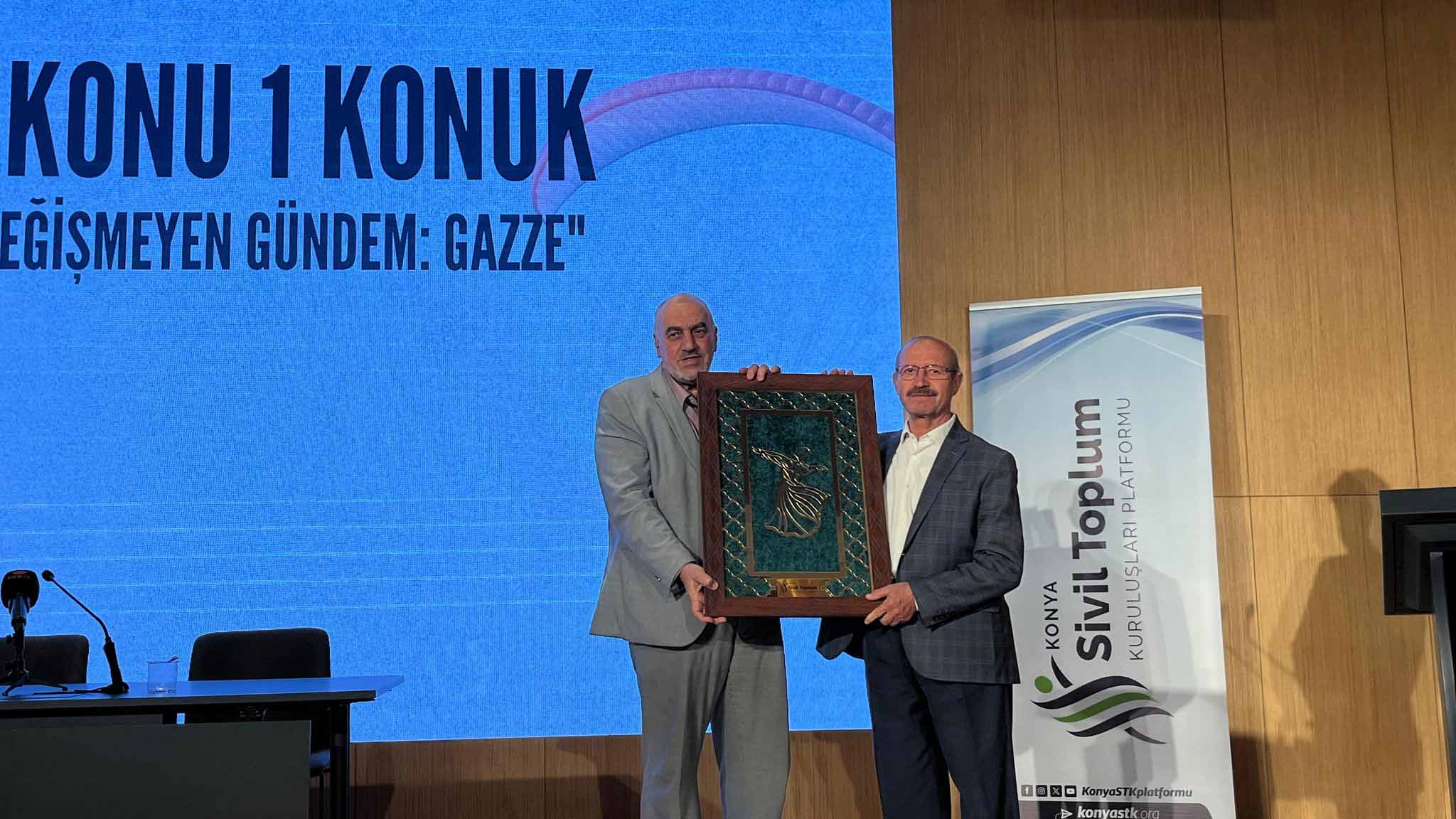 || Konya STK Platformu "Değişmeyen Gündem Gazze " Cuma günü 20.30 da Taş Binada gerçekleşti || Konya STK Platformu