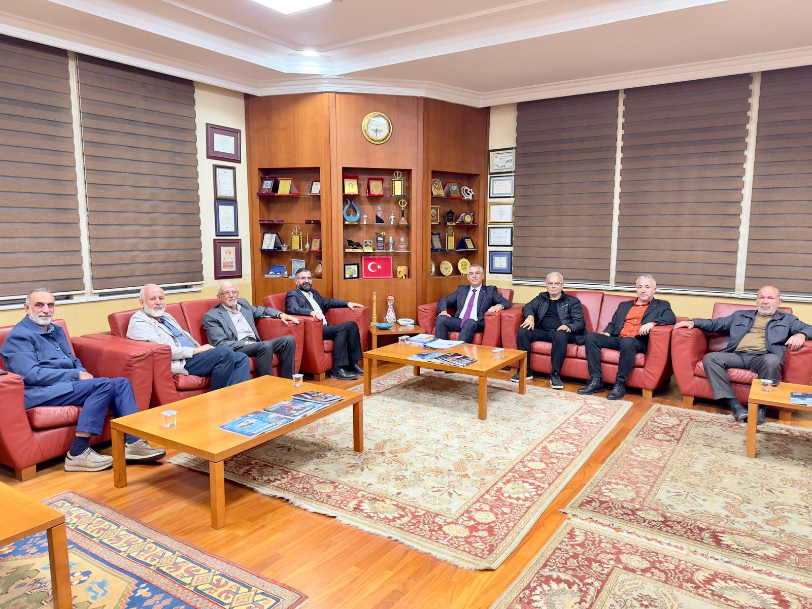 Konya STK Platformu Y&ouml;netim Kurulu MUSIAD Konya Şube Başkanına hayırlı olsun ziyaretinde bulundu || Konya STK Platformu