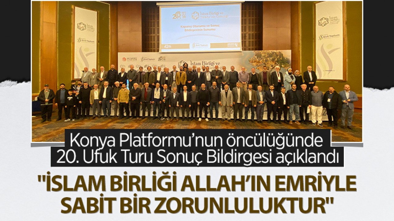 20. Ufuk Turu Programı D&uuml;zenlendi || Konya STK Platformu