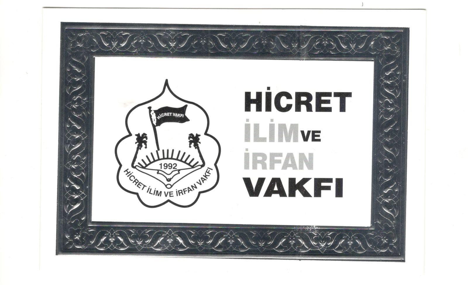 HİCRET İLİM VE İRFAN VAKFI || Konya STK Platformu